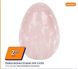 Dekoratives Glasei mit Licht bei Action im Plattling Prospekt für 2,99 €