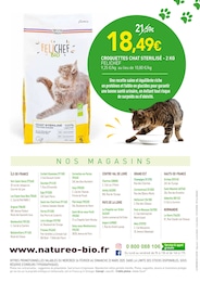 Offre Croquettes chat stérilisé dans le catalogue NaturéO du moment à la page 20