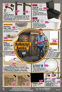 Badmöbel im Hornbach Prospekt "Willkommen in Deiner Wachstumszone." mit 30 Seiten (München)