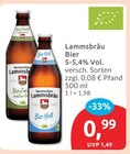 Bio Hell von Neumarkter Lammsbräu im aktuellen budni Prospekt