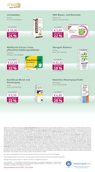 Nasenspray im aktuellen mea - meine apotheke Prospekt (Neuss) Nasenspray im mea - meine apotheke Prospekt "Unsere April-Angebote" mit 4 Seiten (Neuss)