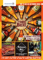 Prospectus E.Leclerc à Le Bailleul, "LA FOIRE À LA BIÈRE", 32 pages de promos valables du 15/10/2024 au 26/10/2024