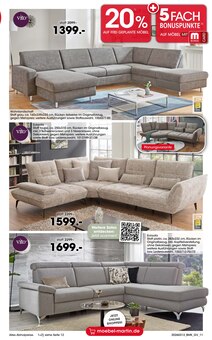 Couch im Möbel Martin Prospekt "März Highlights" mit 20 Seiten (Mainz)