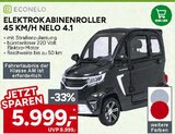 ELEKTROKABINENROLLER 45 KM/H NELO 4.1 Angebote von ECONELO bei Marktkauf Fürth für 5.999,00 €