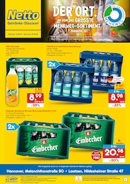 Netto Marken-Discount Prospekt für Hannover mit 2 Seiten Netto Marken-Discount Prospekt für Hannover: "DER ORT, AN DEM DU IMMER AUSGEZEICHNETE PREISE FINDEST.", 2 Seiten, 15.06.2026 - 20.06.2026