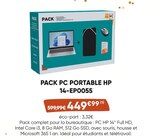 Pack PC Portable - HP en promo chez Fnac Bergerac à 449,99 €