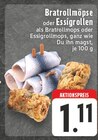 Bratrrollmöpse oder Essigrollen bei E center im Unna Prospekt für 1,11 €