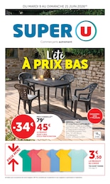 Catalogue Super U en cours à Gueugnon et aux alentours : «Super U» avec 32 pages, valable du 09/06/2026 au 21/06/2026