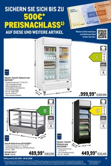 Kühlschrank im aktuellen METRO Prospekt (Bautzen) Kühlschrank im METRO Prospekt "Wochenengebote Händler + Gewinnspiel + Monats Mix" mit 28 Seiten (Bautzen)