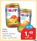 Menü von Hipp für 1,49 € bei budni im Angebot Menü von Hipp im aktuellen budni Prospekt