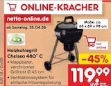 Holzkohlegrill Chelsea 480° C Angebote bei Netto Marken-Discount Plauen für 119,99 €