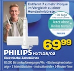 Elektrische Zahnbürste HX7108/02 von PHILIPS im aktuellen EURONICS Prospekt