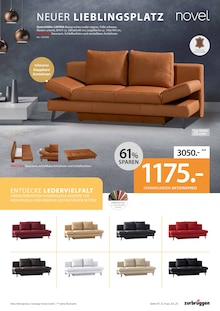 Schlafsofa Angebot im Zurbrüggen Prospekt, gültig von 12.09.2025 bis 31.12.2025 Schlafsofa Angebot im aktuellen Zurbrüggen Prospekt auf Seite 7