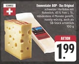 Emmentaler AOP - Das Original bei E center im Pleinfeld Prospekt für 1,99 €