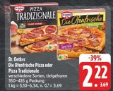 Pizza Tradizionale bei EDEKA im Rechenberg-Bienenmühle Prospekt für 2,22 €