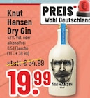 Dry Gin im Angebot bei Trinkgut in Ahaus Dry Gin Angebote von Knut Hansen bei Trinkgut Ahaus für 19,99 €
