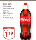 Limonade im Angebot bei GLOBUS in Zwickau Limonade Angebote von Coca-Cola bei GLOBUS Zwickau für 1,19 €
