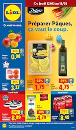 Catalogue Lidl avec 71 pages de promos Prospectus Lidl, "Préparer Pâques, ça vaut le coup.", pages, 12/03/2026 - 18/03/2026