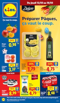 Catalogue Lidl de la semaine 11, "Préparer Pâques, ça vaut le coup.", page 1, 12/03/2026 - 18/03/2026 Prospectus Lidl en cours, "Préparer Pâques, ça vaut le coup.", page 1 sur 71