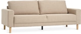 JYSK Sofa EGENSE 3-Sitzer sand Stoff Angebote von JYSK bei JYSK Offenbach für 399,00 €