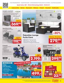 Terrassenmöbel im Netto Marken-Discount Prospekt "Aktuelle Angebote" mit 55 Seiten (Cottbus)