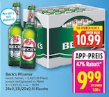 Pilsener von Beck's für 9,99 € bei E center im Angebot Pilsener von Beck's im aktuellen E center Prospekt