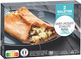 Promo 2 galettes au sarrasin noix de Saint-Jacques à 4,49 € dans le catalogue Picard à Alfortville