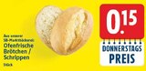 Ofenfrische Brötchen / Schrippen Angebote bei E center Falkensee für 0,15 €