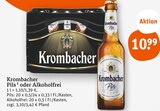 Pils oder Alkoholfrei Angebote von Krombacher bei tegut Bensheim für 10,99 €