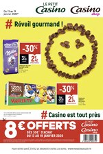 Catalogue Casino Shop "# Réveil gourmand !", 8 pages, à Nice, 13/01/2020 - 19/01/2020 Prospectus Casino Shop "# Réveil gourmand !", 8 pages, à Nice, 13/01/2020 - 19/01/2020