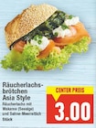 Räucherlachsbrötchen Asia Style im aktuellen E center Prospekt