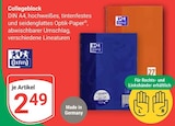 Collegeblock Angebote von Oxford bei GLOBUS Neustadt für 2,49 €