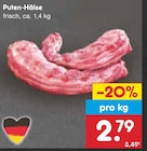 Aktuelles Puten-Hälse Angebot bei Netto Marken-Discount in Duisburg ab 2,79 €