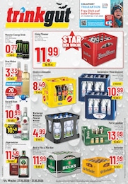 Trinkgut Prospekt für Dissen mit 6 Seiten Trinkgut Prospekt für Dissen: "Aktuelle Angebote", 6 Seiten, 27.10.2025 - 31.10.2025