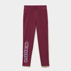 Legging taille élastiquée Kappa bordeaux fille en promo chez La Halle Legging taille élastiquée Kappa bordeaux fille dans le catalogue La Halle