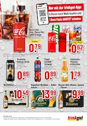 Coca Cola im Trinkgut Prospekt in Weinheim Aktueller Trinkgut Prospekt mit Coca Cola, "Aktuelle Angebote", Seite 8