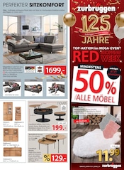 Aktueller Zurbrüggen Prospekt mit Couchtisch, "RED SHOPPING WEEK", Seite 7