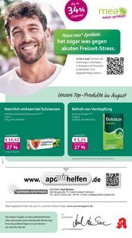Aktueller mea - meine apotheke Prospekt für Seeheim-Jugenheim und Ungebung, Seiten zum blättern mea - meine apotheke Prospekt Unsere August-Angebote mit Seiten in Seeheim-Jugenheim und Umgebung