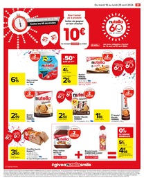 Offre Nutella dans le catalogue Carrefour du moment à la page 33