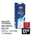 Haltbare Milch Angebote von Weihenstephan bei E center Düsseldorf für 0,99 €