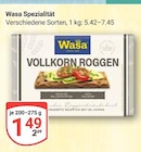 Vollkorn Roggen Angebote von Wasa bei GLOBUS Duisburg für 1,49 €