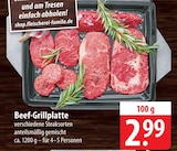 Aktuelle Grillfleisch Angebote bei famila Nordost in Lübeck Aktuelles Beef-Grillplatte Angebot bei famila Nordost in Lübeck ab 2,99 €