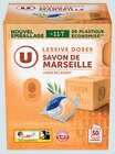 Lessive Tri Doses Savon de Marseille - U - Super U à Épinal Lessive Tri Doses Savon de Marseille - U en promo chez Super U Épinal à 3,59 €