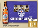 Original Weissbier im Angebot bei Marktkauf in Bad Friedrichshall Original Weissbier Angebote von Schneider Weisse bei Marktkauf Bad Friedrichshall für 15,99 €