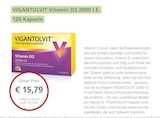 VIGANTOLVIT Vitamin D3 2000 I.E. bei LINDA Partnerapotheke im Prospekt "" für 15,79 €