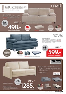 Sofa im aktuellen ZurbrĂĽggen Prospekt (Gelsenkirchen) Sofa im ZurbrĂĽggen Prospekt "Schlafsofa Spezial" mit 4 Seiten (Gelsenkirchen)