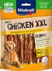 Hundesnack XXL Chicken oder Duck Filets oder Bonas oder Rabbit Strips im Kaufland Prospekt Hundesnack XXL Chicken oder Duck Filets oder Bonas oder Rabbit Strips von Vitakraft im aktuellen Kaufland Prospekt für 4,29 €