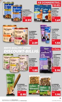 Katzenfutter im Kaufland Prospekt "KNÜLLER" mit 78 Seiten (Düsseldorf)