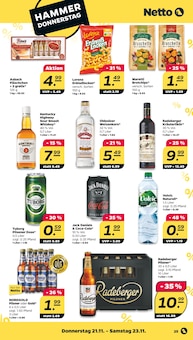 Jack Daniels im Netto mit dem Scottie Prospekt "Günstig. Besser. Für Dich." mit 33 Seiten (Stendal (Hansestadt))