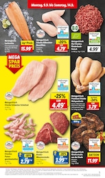 Lidl Rindersteak im Prospekt 